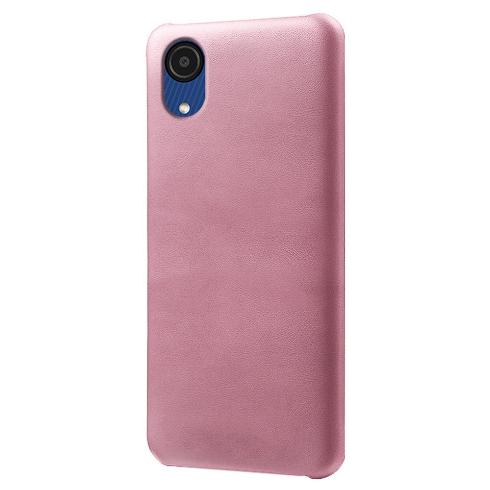 Til Samsung Galaxy A23e mobiltelefoncover Ridsefast Tekstureret PU-læderbelagt PC-telefoncover