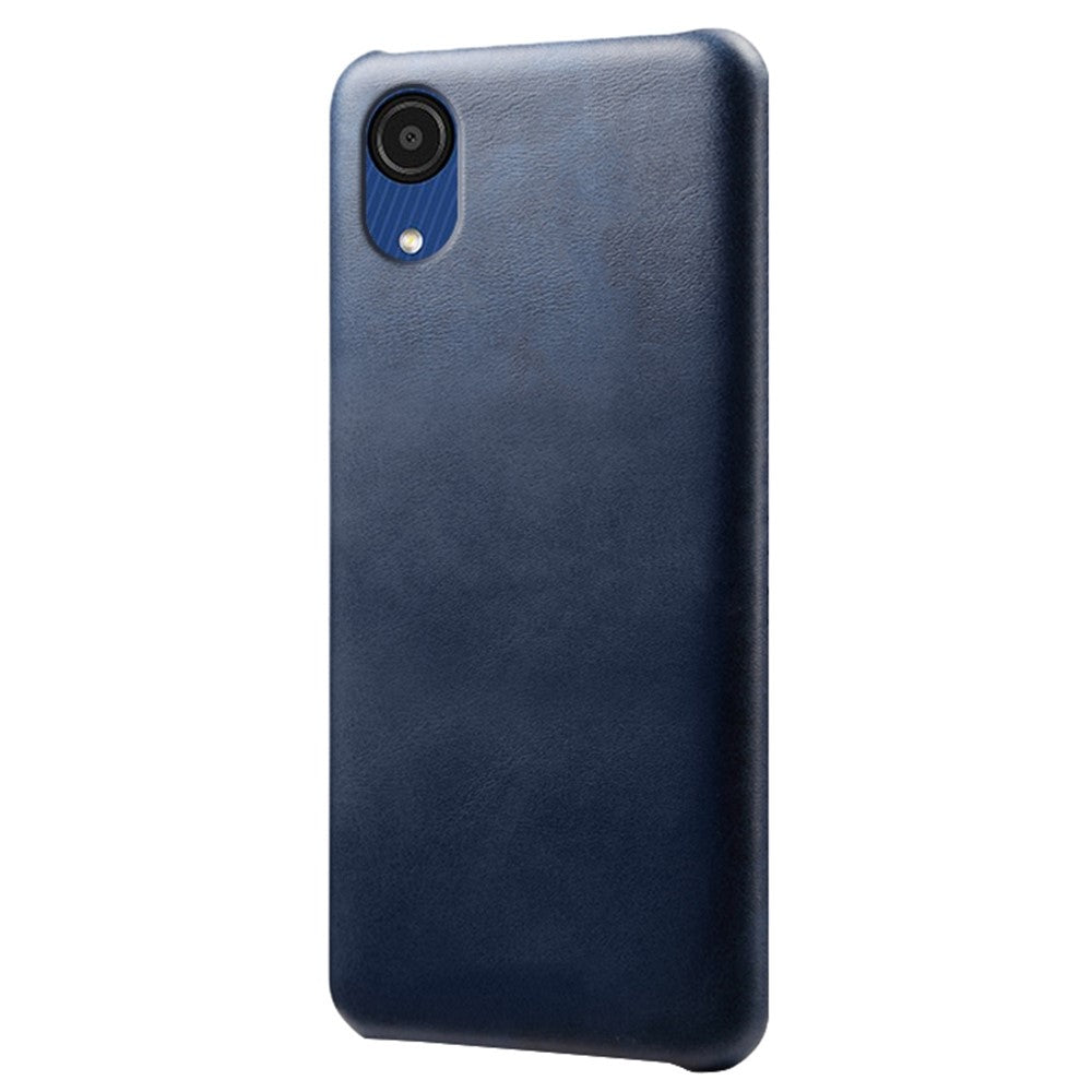 Til Samsung Galaxy A23e mobiltelefoncover Ridsefast Tekstureret PU-læderbelagt PC-telefoncover