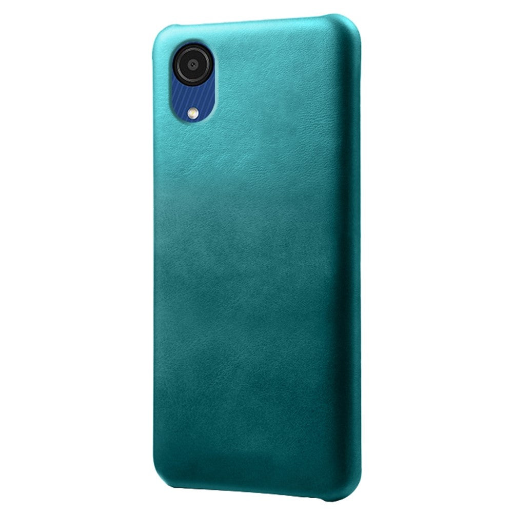 Til Samsung Galaxy A23e mobiltelefoncover Ridsefast Tekstureret PU-læderbelagt PC-telefoncover