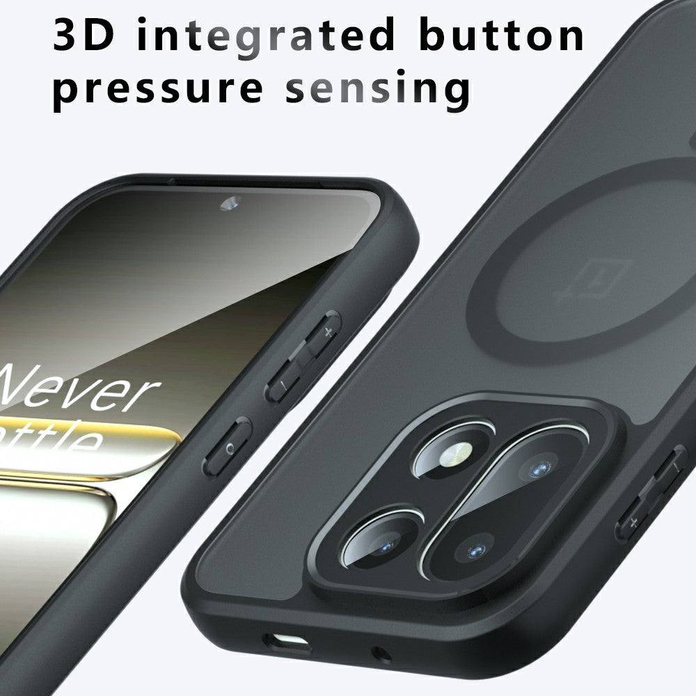 For OnePlus 15 5G Magnetic Case TPU + PC Matte Skin Touch Phone Cover