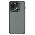 OnePlus 15 5G-skal Skin-Touch TPU + PC Matt mobilbaksida, transparent svart