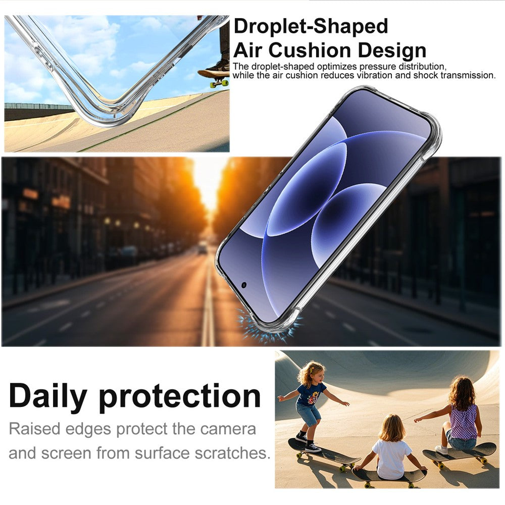 IMAK For Xiaomi 17 Case TPU Phone Cover Airbag Shockproof Protection