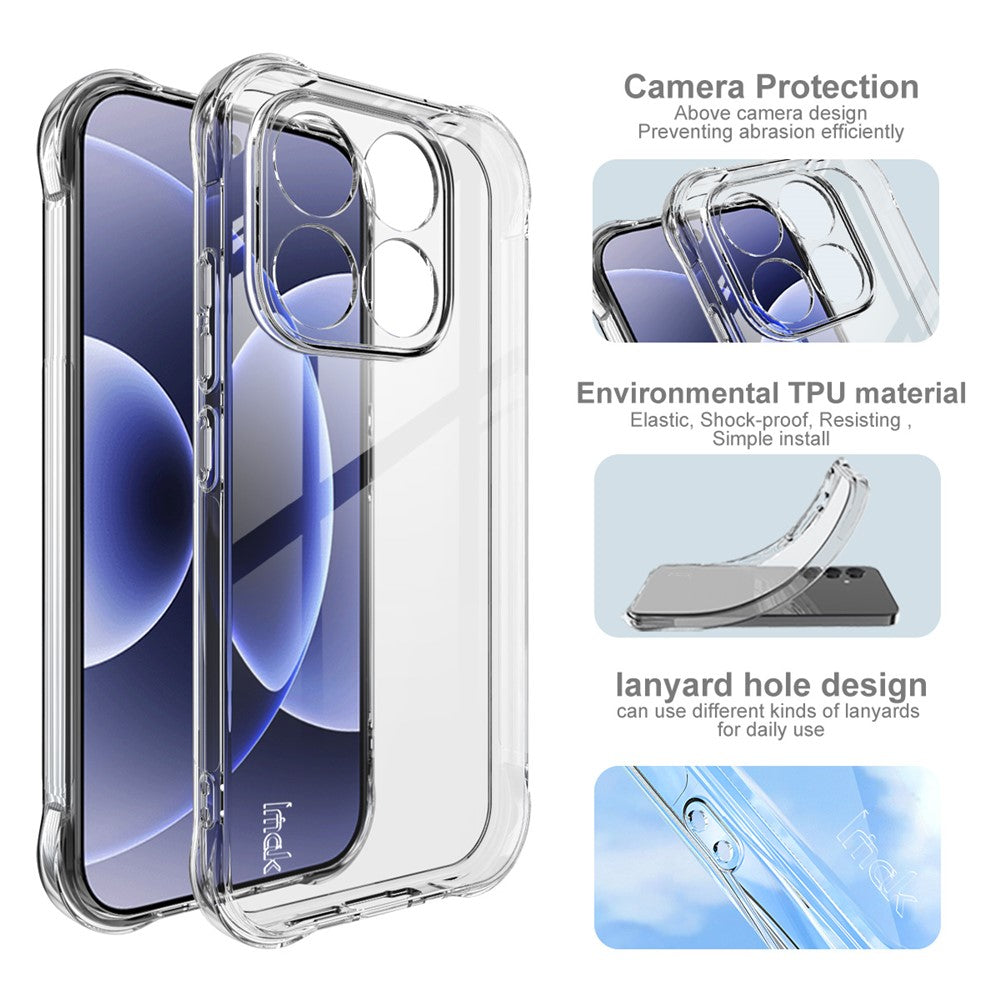 IMAK For Xiaomi 17 Case TPU Phone Cover Airbag Shockproof Protection
