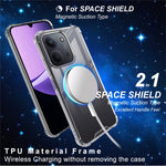 IMAK For Xiaomi Redmi 15C 4G (Global) (171mm) / Poco C85 4G (171mm) Case Magnetic Case Shockproof PC TPU Clear Phone Cover