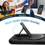 For iPhone 17th / 16th Case Kickstand Camera Slider PC + TPU Phone Cover Compatible with MagSafe