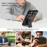 For iPhone 17th / 16th Case Kickstand Camera Slider PC + TPU Phone Cover Compatible with MagSafe