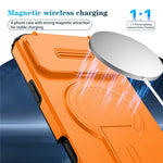 For iPhone 18 Pro Max / 17 Pro Max Case Kickstand Camera Slider PC + TPU Phone Cover Compatible with MagSafe