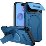 For iPhone 18 Pro Max / 17 Pro Max Case Kickstand Camera Slider PC + TPU Phone Cover Compatible with MagSafe