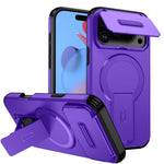 For iPhone 18 Pro Max / 17 Pro Max Case Kickstand Camera Slider PC + TPU Phone Cover Compatible with MagSafe