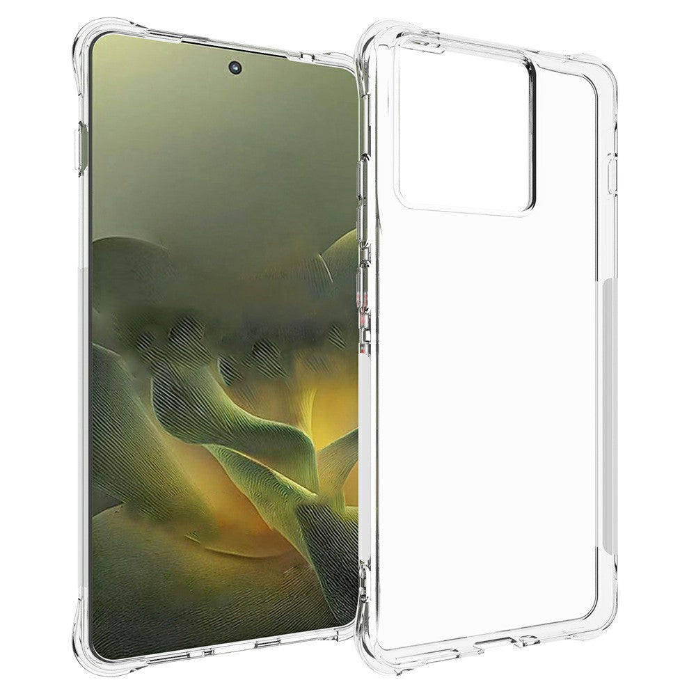 Til Motorola Edge 70 5G Klart Anti-Chok TPU Telefoncover med Forstærkede Hjørner