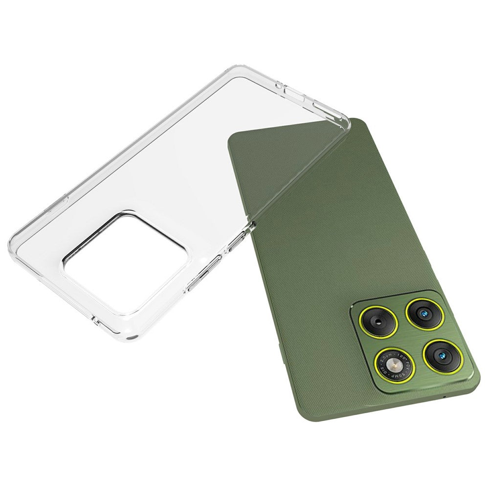 Til Motorola Edge 70 5G Cover Vandmærkebestandigt TPU Gennemsigtigt Telefonbagsidecover