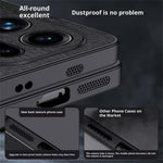 For Oppo Find X9 Pro 5G Case Wood Texture PU Leather Coated PC TPU Phone Cover