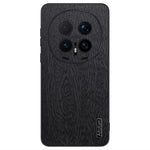 For Honor Magic8 Pro 5G Case Wood Texture PU Leather Coated PC TPU Phone Cover