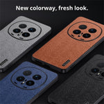 For Honor Magic8 Pro 5G Case Wood Texture PU Leather Coated PC TPU Phone Cover