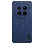 For Honor Magic8 Pro 5G Case Wood Texture PU Leather Coated PC TPU Phone Cover