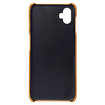 Samsung Galaxy A04 4G (164,4 x 76,3 x 9,1 mm) mobilmobilskal, kalvstrukturerat PU-läderbelagt PC-mobilskal