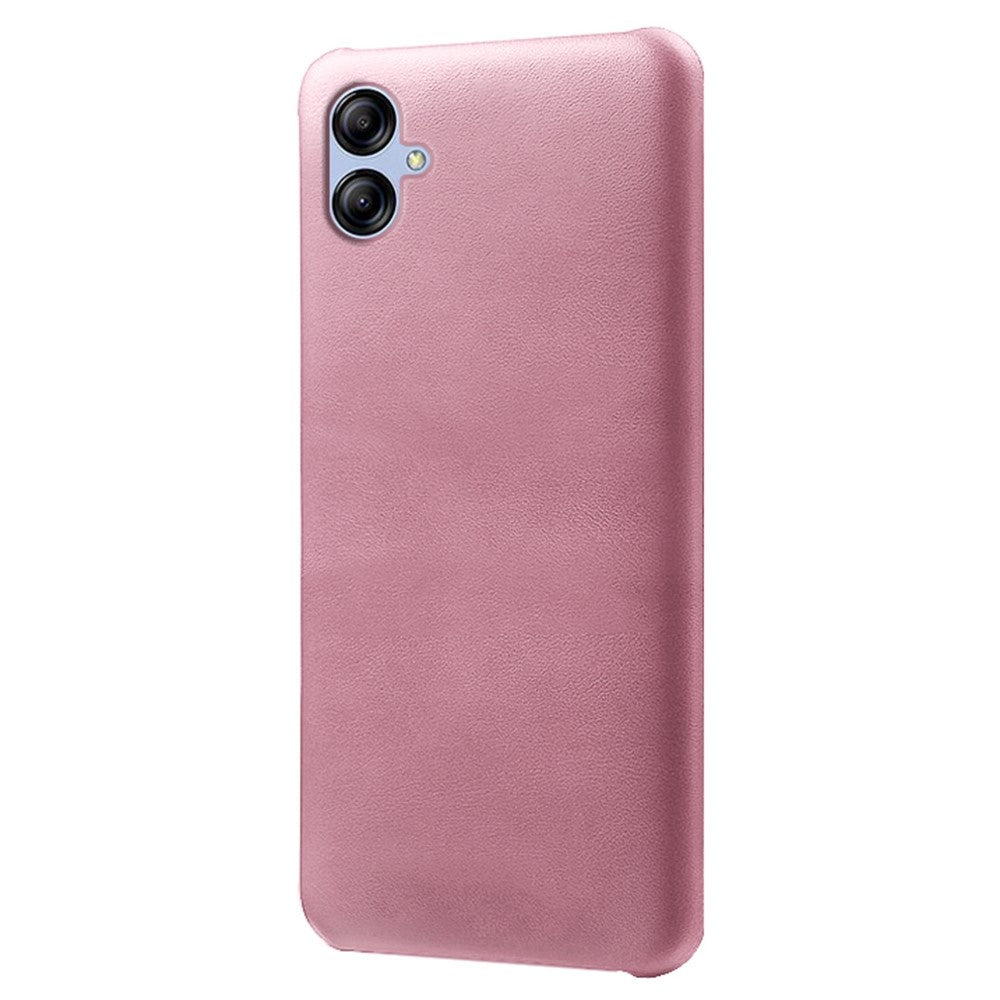 Samsung Galaxy A04 4G (164,4 x 76,3 x 9,1 mm) mobilmobilskal, kalvstrukturerat PU-läderbelagt PC-mobilskal