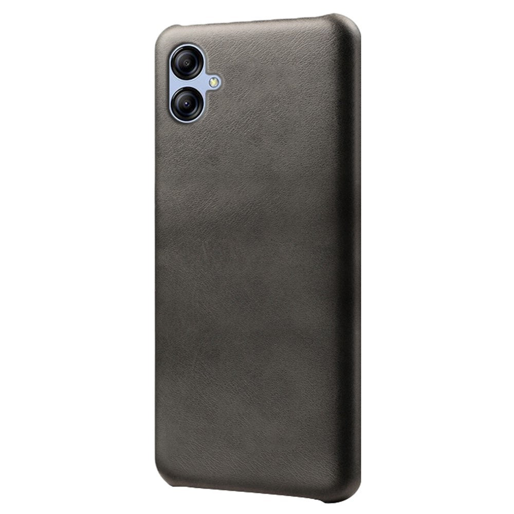 Samsung Galaxy A04 4G (164,4 x 76,3 x 9,1 mm) mobilmobilskal, kalvstrukturerat PU-läderbelagt PC-mobilskal