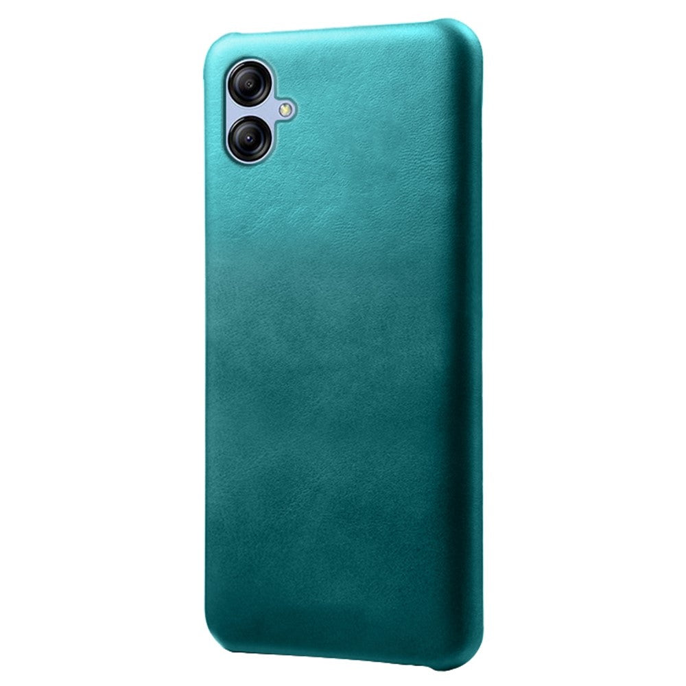 Samsung Galaxy A04 4G (164,4 x 76,3 x 9,1 mm) mobilmobilskal, kalvstrukturerat PU-läderbelagt PC-mobilskal