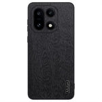 For OnePlus 15 5G Case Wood Texture PU Leather Coated PC TPU Phone Cover