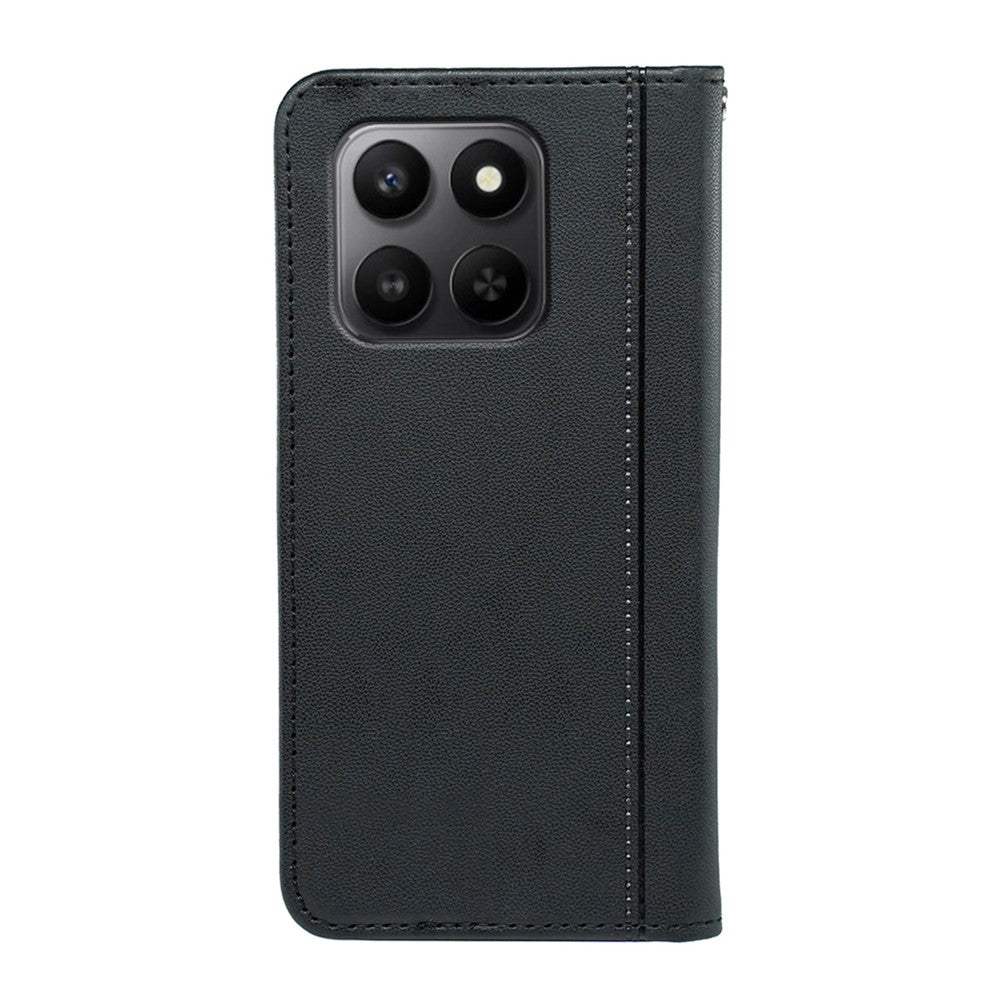Wallet Case For Honor 400 Smart 5G  /  4G  /  X7d 4G Magnetic Closing PU Leather Phone Cover with Wrist Strap