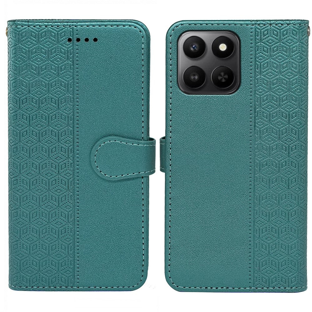 Wallet Phone Case For Honor 400 Smart 5G  /  4G  /  X7d 4G Pattern Imprint Leather Flip Cover