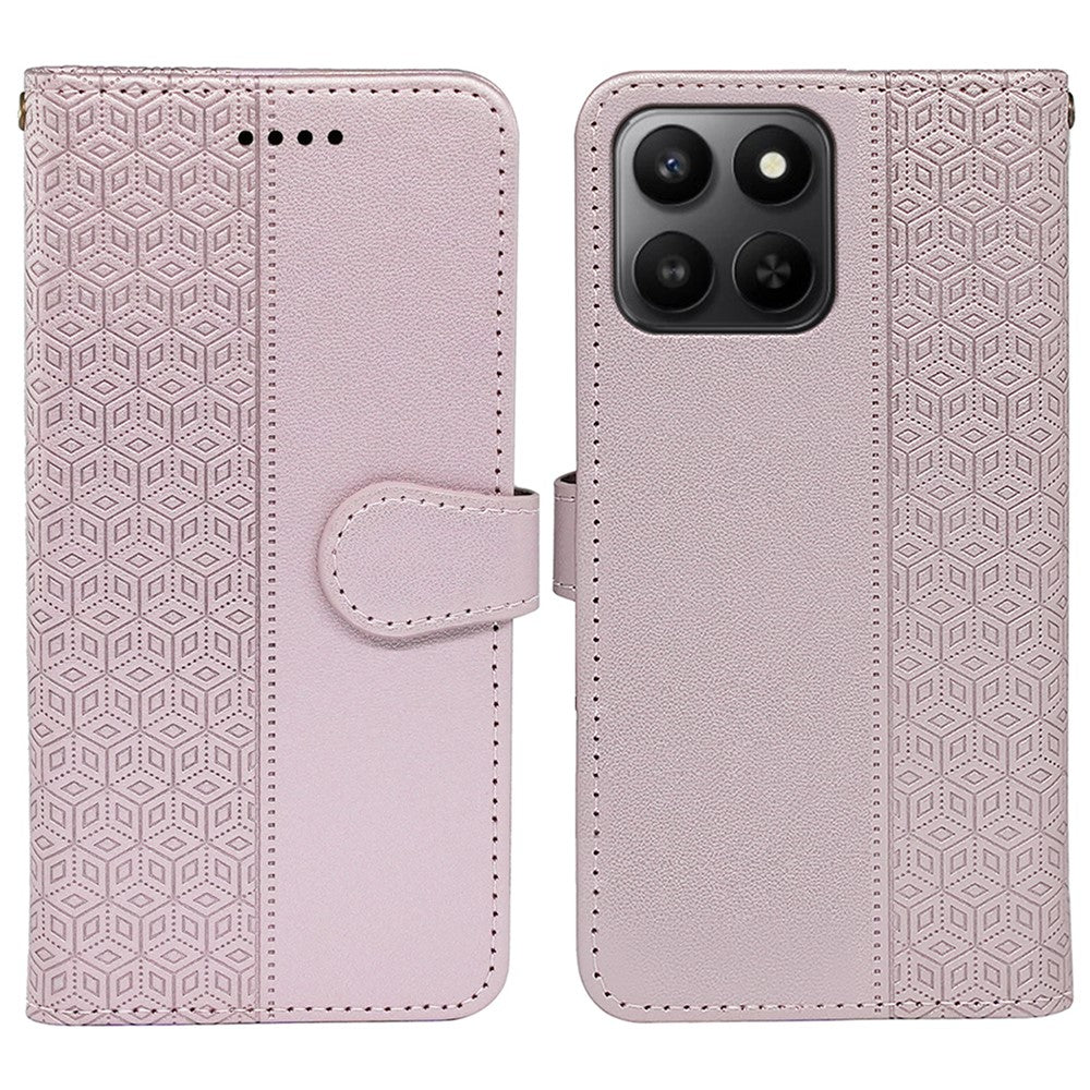 Wallet Phone Case For Honor 400 Smart 5G  /  4G  /  X7d 4G Pattern Imprint Leather Flip Cover