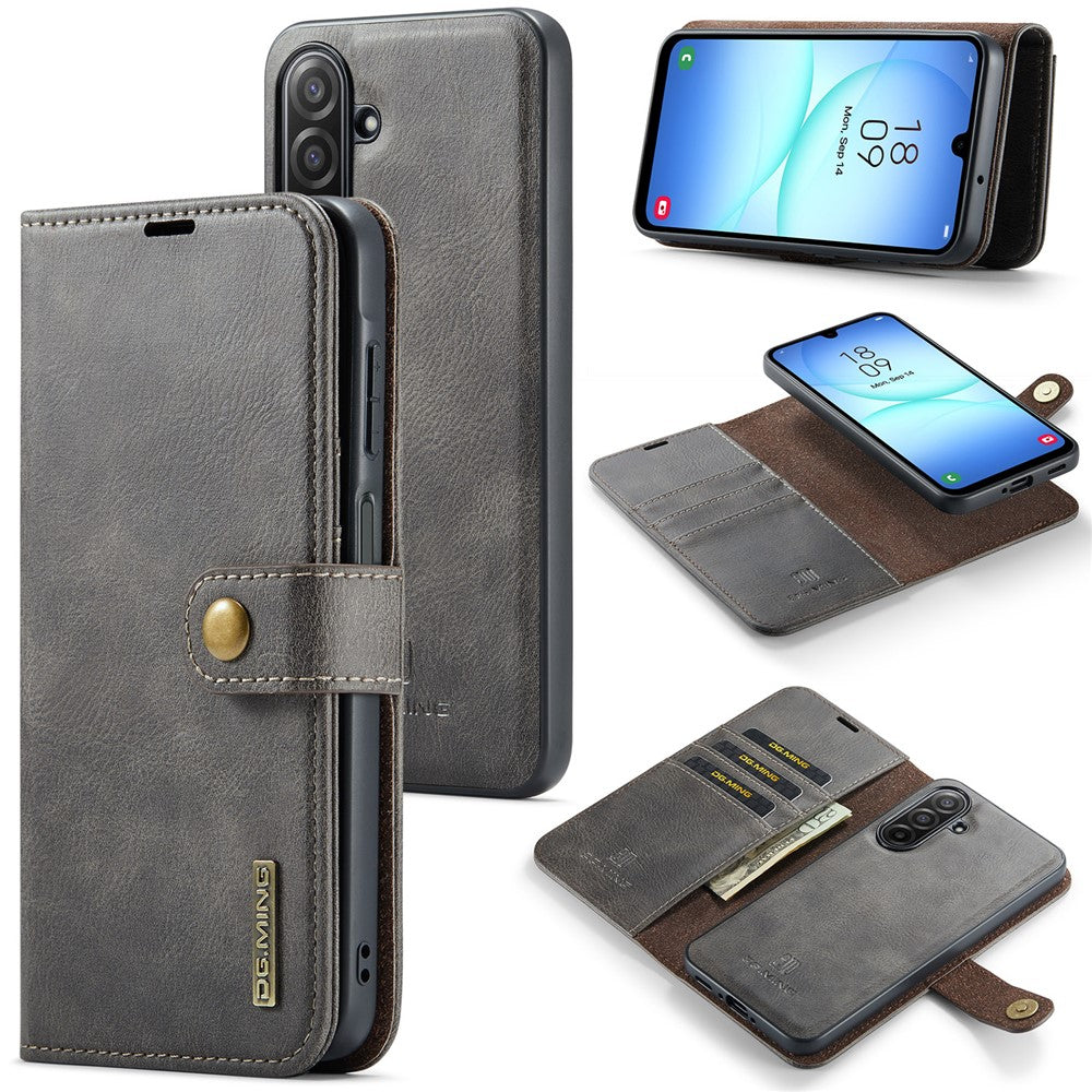 DG.MING til Samsung Galaxy A18 5G / A18 4G / A17 5G / A17 4G cover aftageligt splitlæder telefoncover