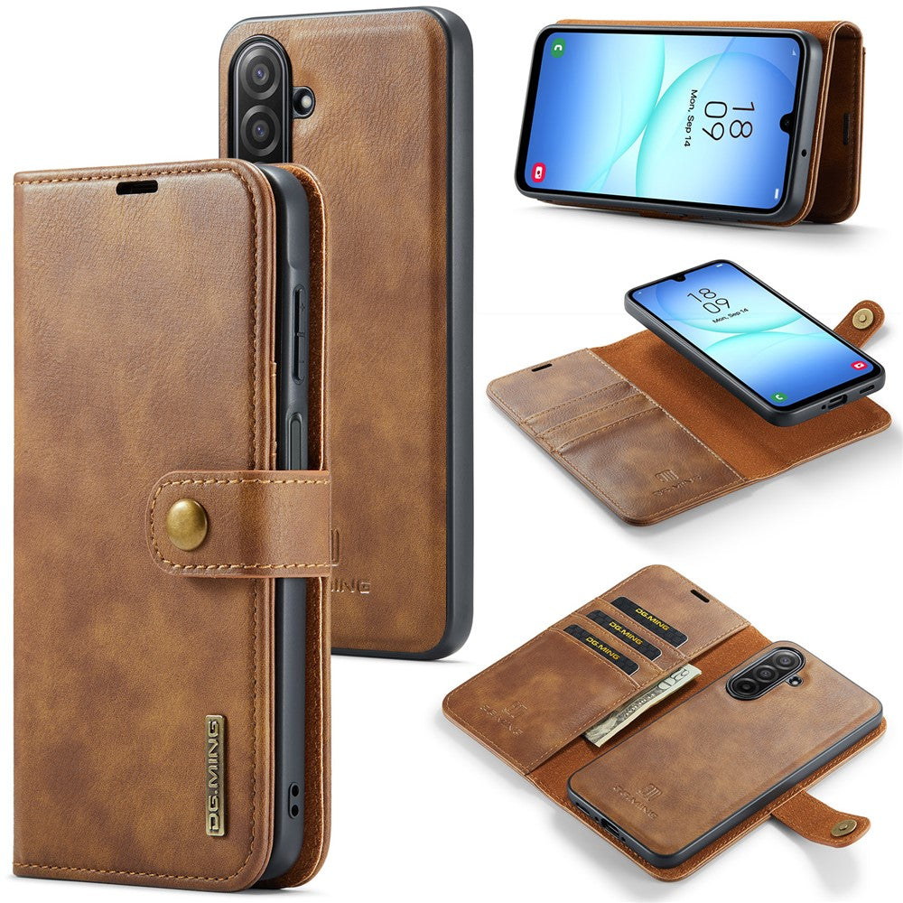 DG.MING til Samsung Galaxy A18 5G / A18 4G / A17 5G / A17 4G cover aftageligt splitlæder telefoncover