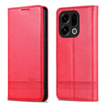 AZNS For Oppo Find X9 5G Case Cowhide Texture PU Leather Wallet Phone Cover