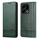 AZNS For Oppo Find X9 5G Case Cowhide Texture PU Leather Wallet Phone Cover