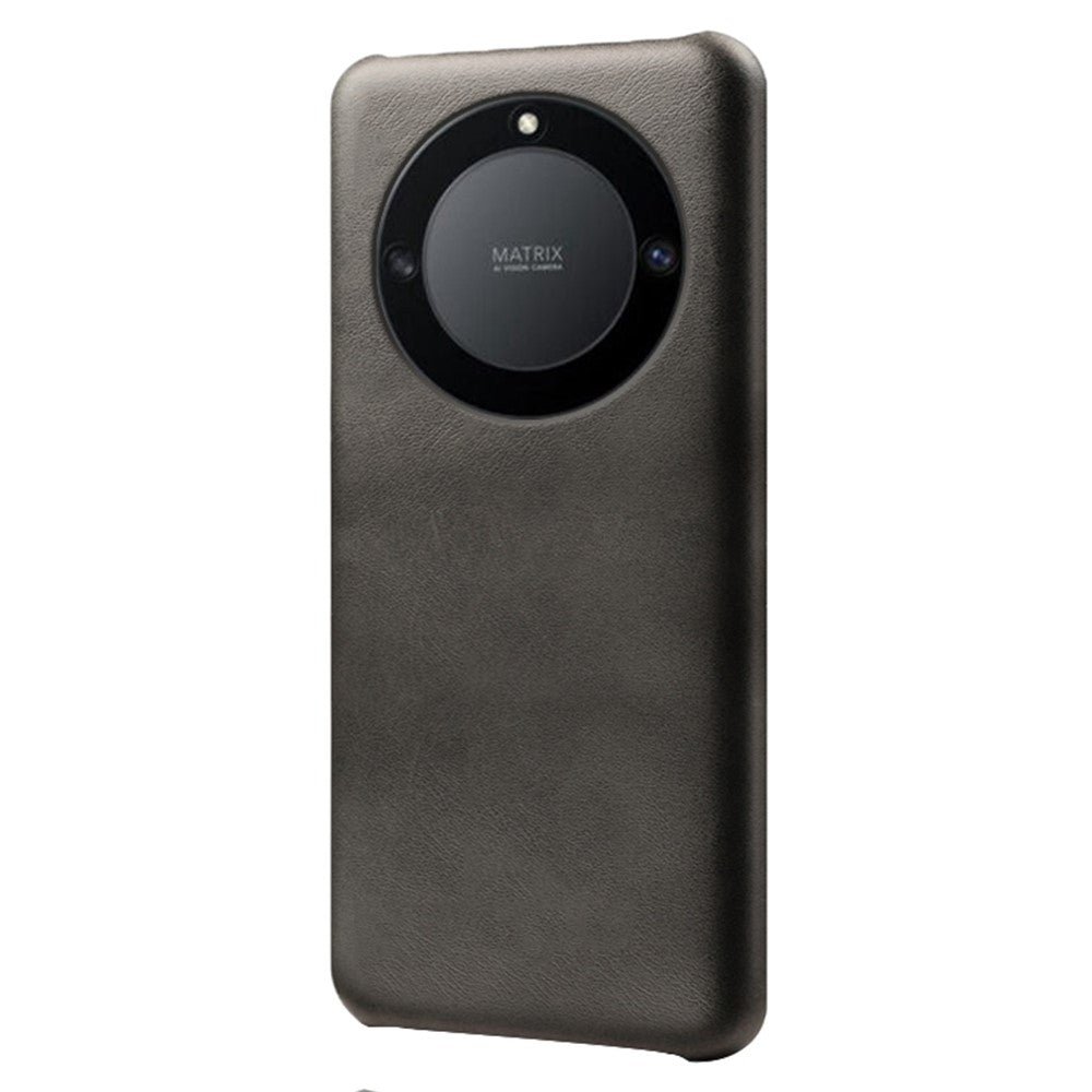 For Honor X40 5G / X9a 5G / Magic5 Lite 5G PU Leather + Hard PC Protective Shell Calf Texture Ultra-Thin Fingerprint-Proof Phone Case