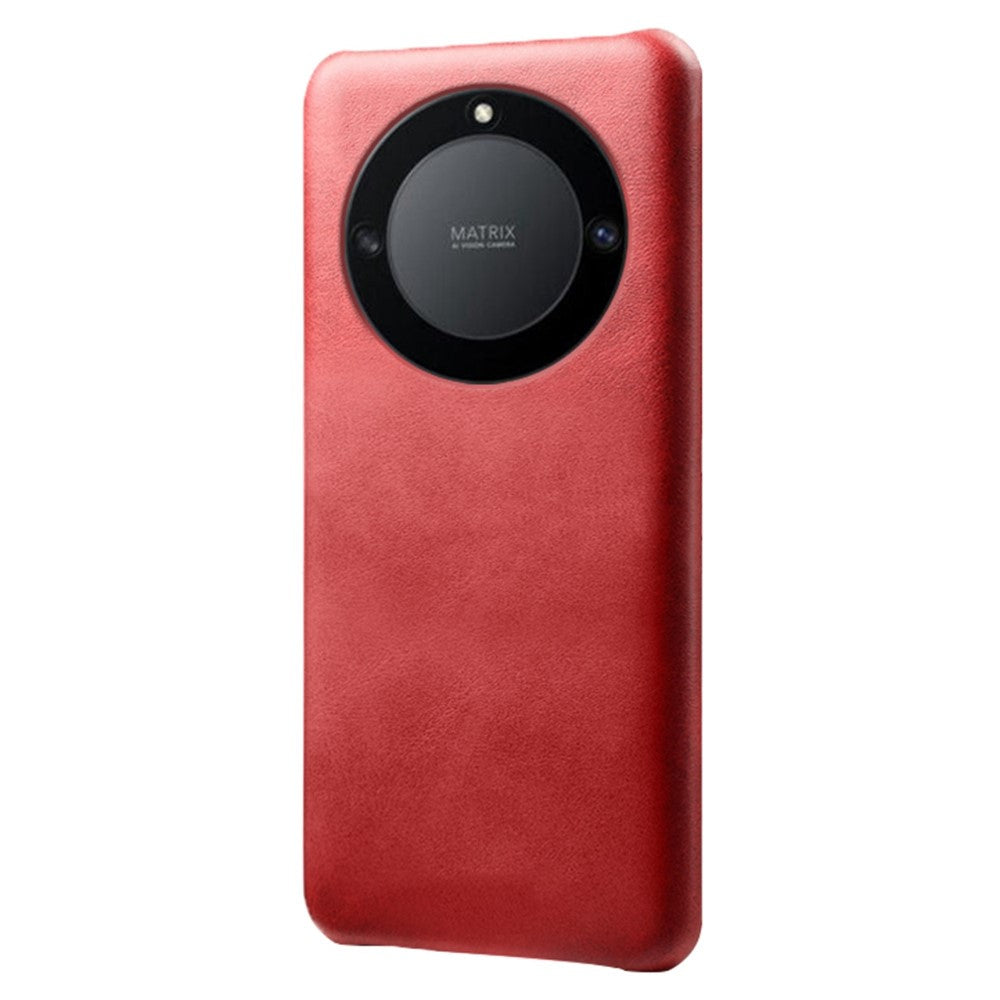 For Honor X40 5G / X9a 5G / Magic5 Lite 5G PU Leather + Hard PC Protective Shell Calf Texture Ultra-Thin Fingerprint-Proof Phone Case