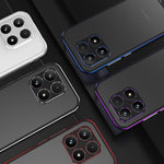 For Xiaomi 17 Bumper Case Lens Protector Dual Color Metal Frame Phone Cover with Screw Lock