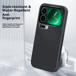 For Xiaomi 17 Pro Max Case PU Leather Coated PC + TPU Anti-Drop Phone Cover