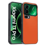 For Xiaomi 17 Pro Max Case PU Leather Coated PC + TPU Anti-Drop Phone Cover