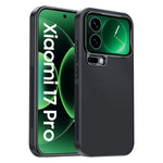 For Xiaomi 17 Pro Max Case PU Leather Coated PC + TPU Anti-Drop Phone Cover