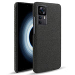 Xiaomi Redmi K50 Ultra 5G / 12T 5G / 12T Pro 5G Enfärgat Hårt PC + Tyg mobilskal Halkfritt Grepp Ultratunt Skydd