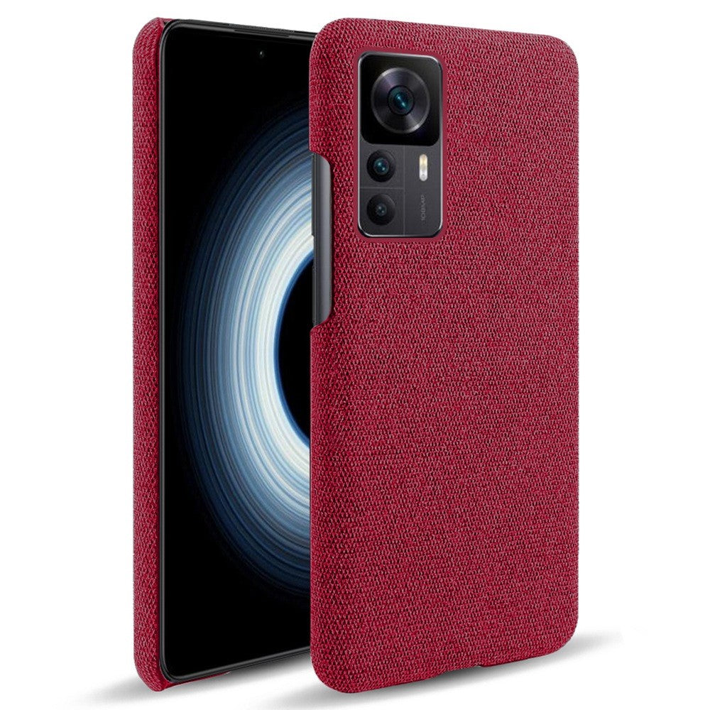 Xiaomi Redmi K50 Ultra 5G / 12T 5G / 12T Pro 5G Enfärgat Hårt PC + Tyg mobilskal Halkfritt Grepp Ultratunt Skydd