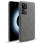 Xiaomi Redmi K50 Ultra 5G / 12T 5G / 12T Pro 5G Enfärgat Hårt PC + Tyg mobilskal Halkfritt Grepp Ultratunt Skydd