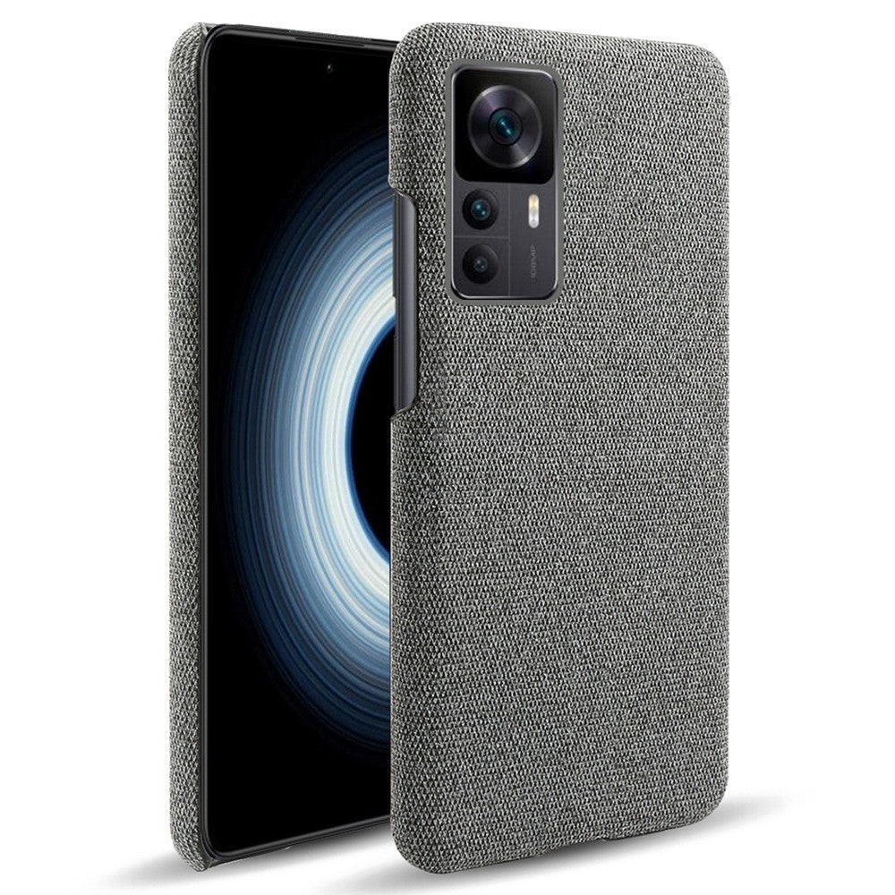 Xiaomi Redmi K50 Ultra 5G / 12T 5G / 12T Pro 5G Enfärgat Hårt PC + Tyg mobilskal Halkfritt Grepp Ultratunt Skydd