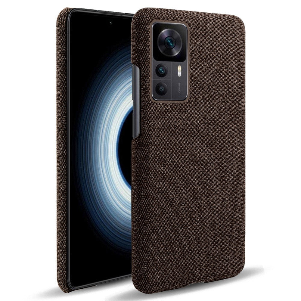 Xiaomi Redmi K50 Ultra 5G / 12T 5G / 12T Pro 5G Enfärgat Hårt PC + Tyg mobilskal Halkfritt Grepp Ultratunt Skydd