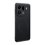 For Oppo Find X9 Pro 5G Magnetic Case Leather Coated TPU + PC Phone Cover
