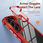 For Samsung Galaxy S23+ Metal Button Hard PC + TPU Drop-proof Cover Cellphone Anti-scratch Back Case