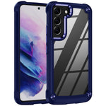 For Samsung Galaxy S23+ Metal Button Hard PC + TPU Drop-proof Cover Cellphone Anti-scratch Back Case