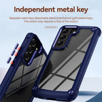 For Samsung Galaxy S23 PC + TPU Anti-drop Protective Cover Electroplating Anti-scratch Phone Back Case