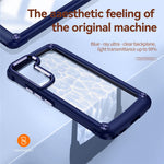 For Samsung Galaxy S23 PC + TPU Anti-drop Protective Cover Electroplating Anti-scratch Phone Back Case