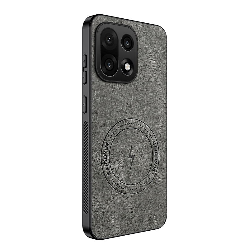 WANLONFENG Magnetiskt Skal För OnePlus 15 5G SD1-serien Nappatextur PC TPU mobilskal