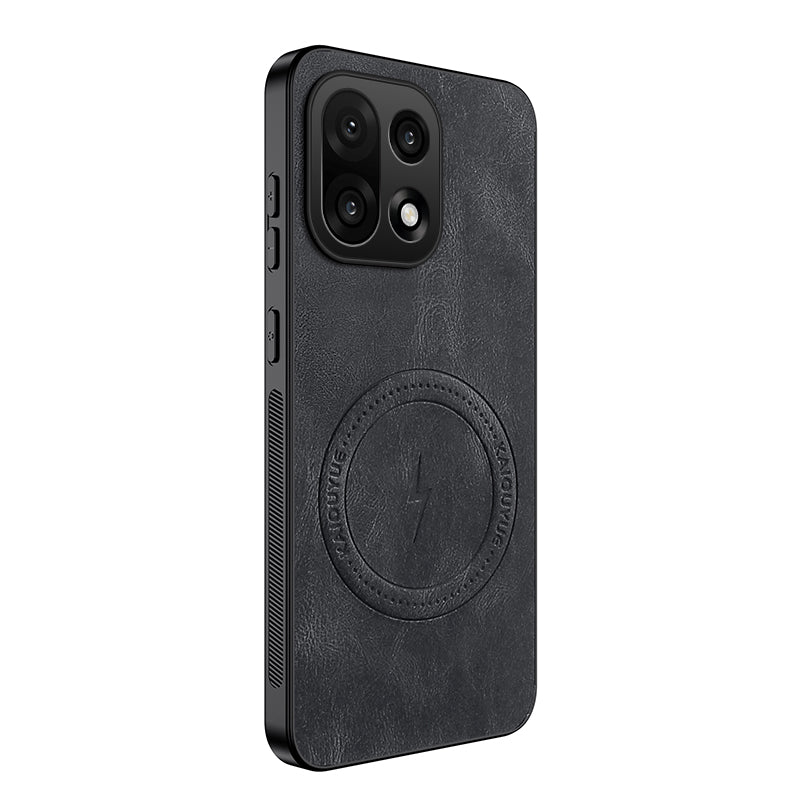 WANLONFENG Magnetiskt Skal För OnePlus 15 5G SD1-serien Nappatextur PC TPU mobilskal