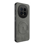 WANLONFENG For Honor Magic8 5G Magnetic Case  SD1 Series Nappa Texture PC TPU Phone Cover